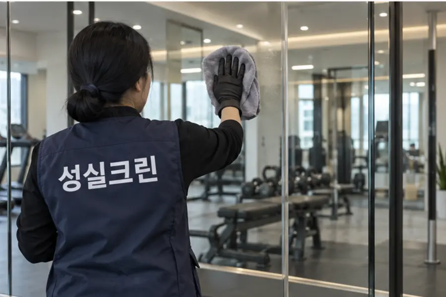도봉구 헬스장·운동시설·필라테스·휘트니스 청소 거울·유리 전문장비 관리